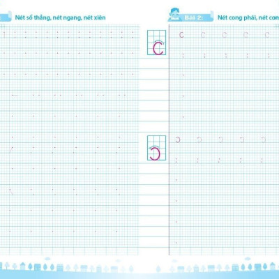 Sách combo - VỞ THỰC HÀNH TẬP TÔ - TẬP VIẾT TRỌN BỘ - tích hợp Video Hướng dẫn