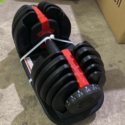 Một Bộ 2 Tạ Tay 48kg ,mỗi bên 24kg Điều Chỉnh Khóa Số Tự Động ( Tổng 48kg)Loại Cao Cấp Có Khay đựng