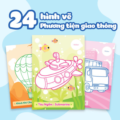 Tô màu khám phá - Thành phố nhộn nhịp