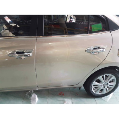 Bộ Ốp Tay Nắm , Hõm Cửa Xe VIOS 2019-2020-2021 Mạ Crom 8 Chi Tiết