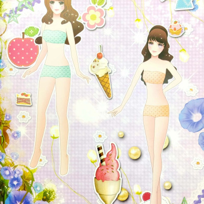 Dán hình trang phục công chúa 4 - Công chúa sành điệu 65N