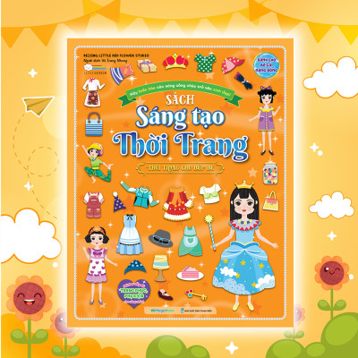 Sách Sáng tạo thời trang: Thời trang cho búp bê (Hơn 100 stickers)