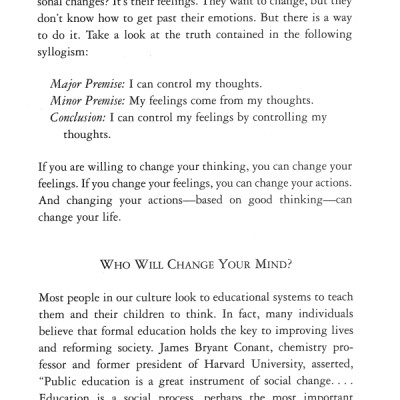 Thinking for a change