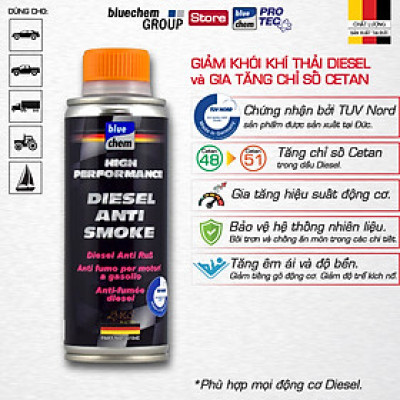 Dung dịch bluechem Giảm khói khí thải Diesel (Diesel Anti Smoke)