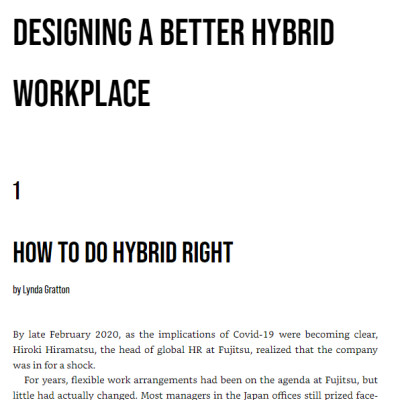 Hybrid Workplace: The Insights You Need From Harvard Business Review (HBR Insights Series)