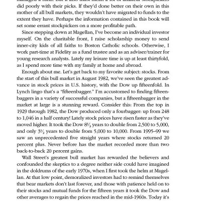 One Up On Wall Street: How To Use What You Already Know To Make Money In The Market