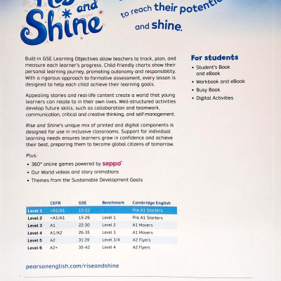 Rise And Shine American Level 1 Student