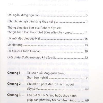 Buổi Sáng Diệu Kỳ Dành Cho Người Bán Hàng