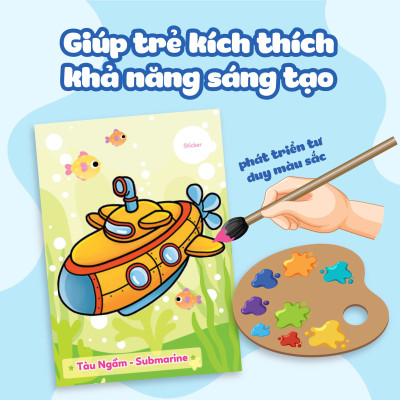 Tô màu khám phá - Thành phố nhộn nhịp