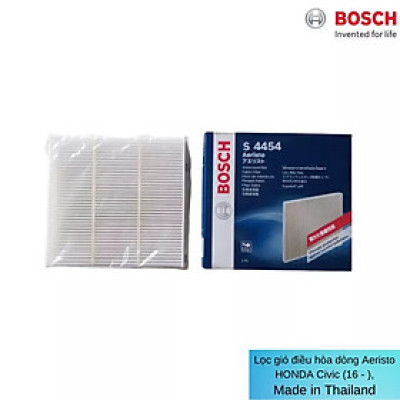 Lọc Điều Hòa Loại Tiêu Chuẩn BOSCH Ariesto S4454 Cho Xe Honda Civic City, CRV, HRV, Acura CDX..