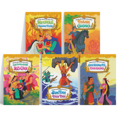 Bộ Túi Truyền Thuyết Thời Hùng Vương (Bộ 5 Cuốn)