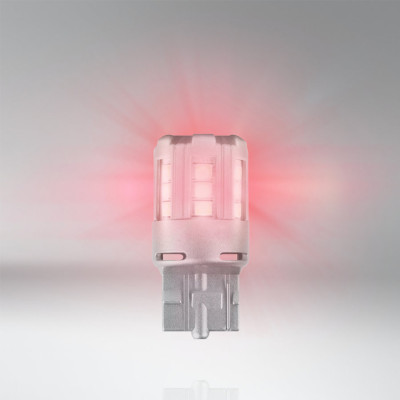 Combo 2 Bóng Đèn Led Chân Ghim Nhỏ OSRAM Standard Retrofit W21W 12V Màu Đỏ