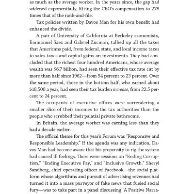 Davos Man: How The Billionaires Devoured The World