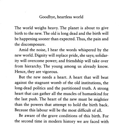 Together: A Manifesto Against The Heartless World