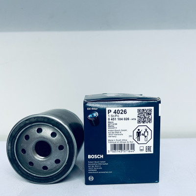 Lọc Dầu Động Cơ BOSCH P4026 Dành Cho Xe MG MG5 1.5 Máy Xăng ( 20- ) ZS 1.5 Máy Xăng ( 20- )