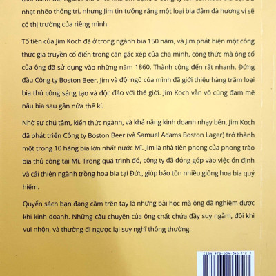 Đam Mê Ủ Ra Tiền - 42 Bài Học Thực Chiến Để Làm Giàu Từ Đam Mê Của Tỉ Phú Bia Thủ Công Jim Koch