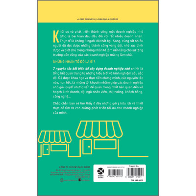 7 Nguyên Tắc Bất Biến Để Xây Dựng Doanh Nghiệp Nhỏ