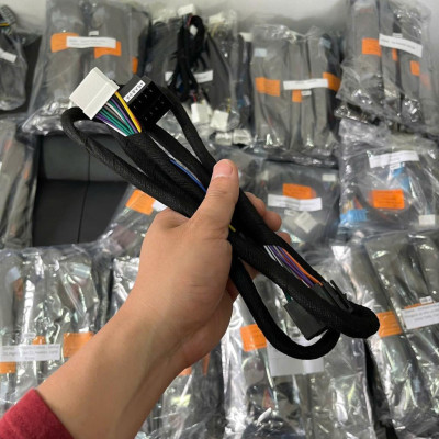 Giắc DSP/ampli, kết nối màn hình nguyên bản cho xe VOLKSWAGEN, độ loa Plug N Play.