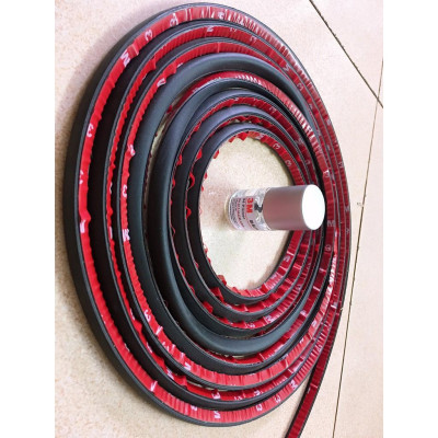 Ron Gioăng Cao Su Chữ P Dài 10m Dán Cửa Xe Hơi Ô Tô Chống Ồn Giữ Nhiệt Tặng 01 Keo 3M Trợ Dính