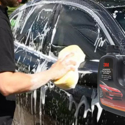 Xà bông rửa xe siêu bọt 3M Car Wash With Wax PN39000W- 1Lít