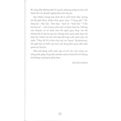 Thói Quen Của Toyota - Nghệ Thuật Nâng Cao Năng Suất Công Việc