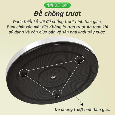 Đĩa Xoay Eo 3001R Massage Chân Tập Thể Dục 360 Độ Chất Liệu Nhựa Cao Cấp ( Màu ngẫu nhiên)-  Hàng Chính Hãng