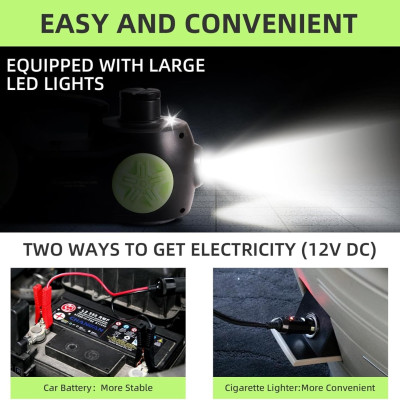 Quà Tặng Kèm - Bộ nâng kích gầm điện, kiêm máy bơm lốp và máy siết ốc ô tô đa năng 3 trong 1. Thương hiệu Đức - ROGTZ, Bảng điều khiển kỹ thuật số cao cấp TY-004 - Hàng Chính Hãng