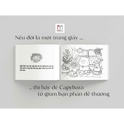 Sách Tô Màu - Capybara