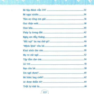 Chào thế giới bây giờ con đã đến 