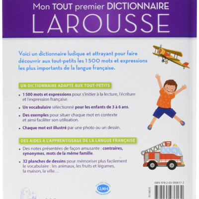 Từ điển tiếng Pháp: Mon tout premier dictionnaire Larousse