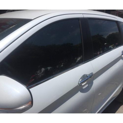 Bộ Nẹp viền cong kính, Chân kính INOX dành cho Suzuki XL7 