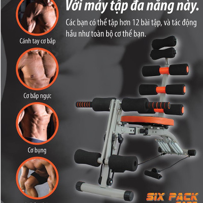 Máy Tập Cơ Bụng Đa Năng Cải Tiến New Six Pack Care  KM2017 (hàng nhập khẩu)