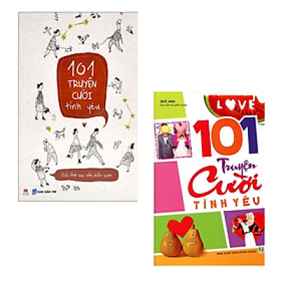 CKC- Sách Huy Hoàng- Combo 2 Cuốn 101 Truyện Cười Tình Yêu ( Dân Trí+ Hồng Bàng)