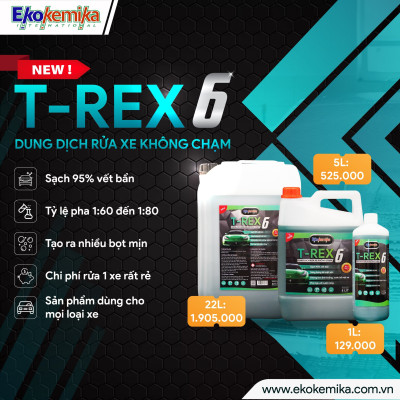 NƯỚC RỬA Ô TÔ - XE MÁY KHÔNG CHẠM ĐẶC BIỆT EKOKEMIKA ITALY T-REX 6 