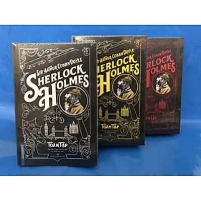 ￼Sách - Trọn bộ Sherlock Holmes 3 tập ( Bìa cứng )