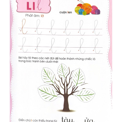 Bé Làm Quen Chữ Cái Tập 2 (Dành Cho Trẻ Từ 5 - 6 Tuổi) - Vanlangbooks