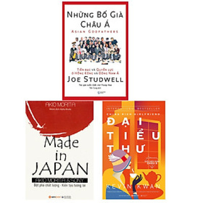 Combo Sách Kinh Doanh Hay:  Những Bố Già Châu Á  + Made In Japan + Giới Siêu Giàu Châu Á 2 - Đại Tiểu Thư