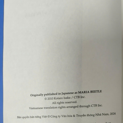 Sách - Maria Beetle - Sát thủ đối đầu (Isaka Kotaro) (Nhã Nam Official)