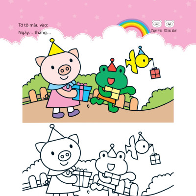 Bé Tập Tô Màu - Từ Cơ Bản Đến Nâng Cao - Thế Giới Muôn Màu 1