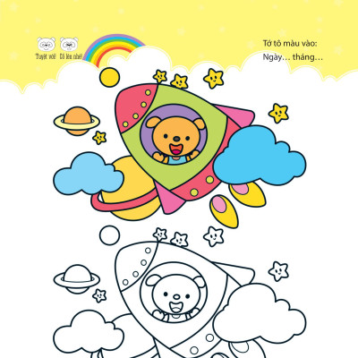 Bé Tập Tô Màu - Từ Cơ Bản Đến Nâng Cao - Thế Giới Muôn Màu 1