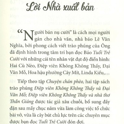 Điệp Viên Không Không Thấy Và Đại Văn Mỗ - Truyện Trào Phúng