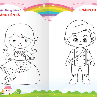 Sách - Colouring 365 ngày Tô màu - KHÁM PHÁ THẾ GIỚI PHÁT TRIỂN TRÍ TUỆ - Công chúa, Hoàng tử...(Cuốn 6)