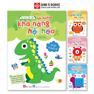 Sách -Bộ sách đầu đời bồi dưỡng khả năng hội hoạ (Bồi dưỡng năng lực sáng tạo, khả năng quan sát, kỹ năng dùng bút)