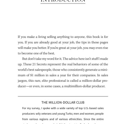 21 Secrets Of Million-Dollar Sellers