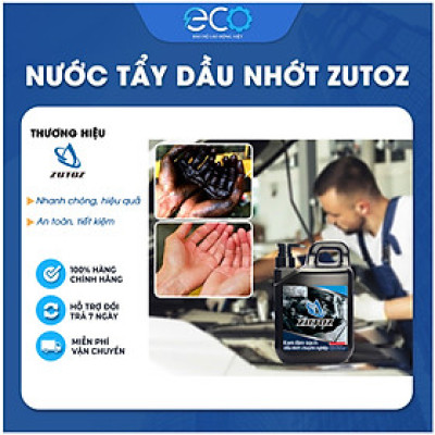 ZUTOZ dung dịch rửa tay công nghiệp – Tẩy sạch dầu nhớt, mỡ nặng, keo, sơn – Bảo vệ da – Chai 1 Lít