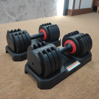 Bộ tạ tay điều chỉnh 20kg (2 tay = 40kg), tạ tay xoay tay cầm điều chỉnh mức nặng linh hoạt T THIEN TRUONG SPORT 