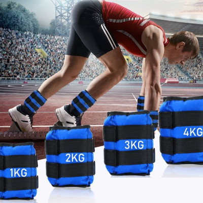 Cặp Tạ Đeo Chân,Tạ đeo cổ chân, cổ tay hỗ trợ tập thể thao, tập gym, chạy bộ,Tạ ôm chân hạt kim loại êm không đau(Bộ 2 Băng Tạ)