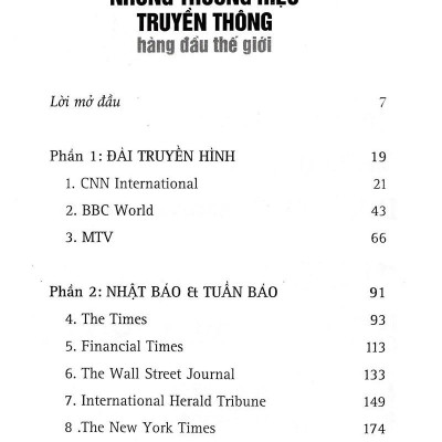 Bí Quyết Thành Công Những Thương Hiệu Truyền Thông Hàng Đầu Thế Giới