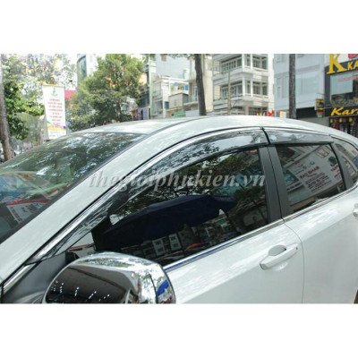 Bộ vè che mưa Honda CR-V, CRV 2018-2019 chỉ mạ Crom cao cấp