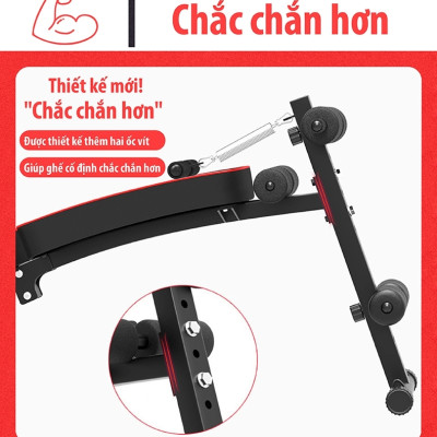Ghế tập bụng cong có chốt gập SIT UP model 119 mới BG (hàng nhập khẩu)